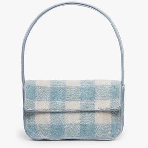 Staud Tommy Bag in Arctic Blue White